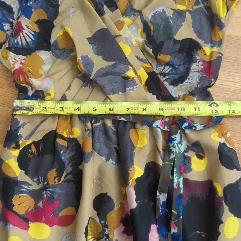 Rachel Roy Floral Cross Front Mini Dress XS - Picture 6 of 12